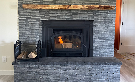 Wood Insert Fireplace Sample