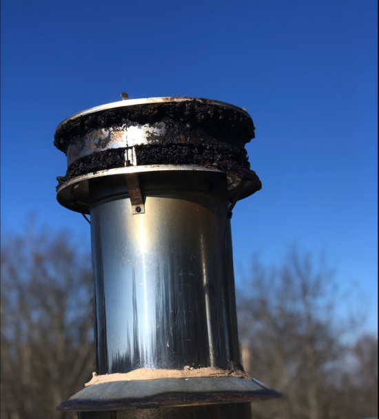 Chimney Flue full of creosote 